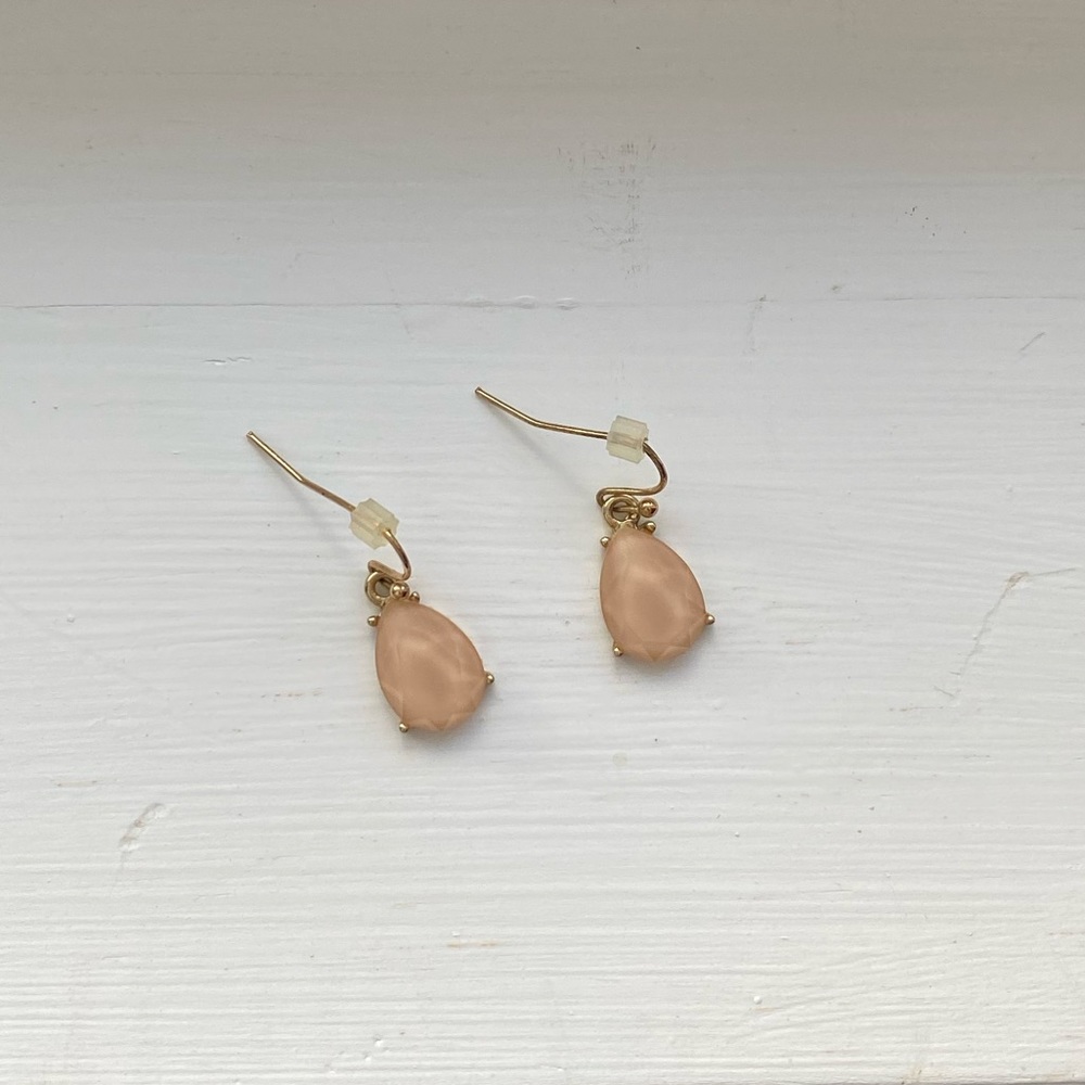 Light Pink Gem Earrings